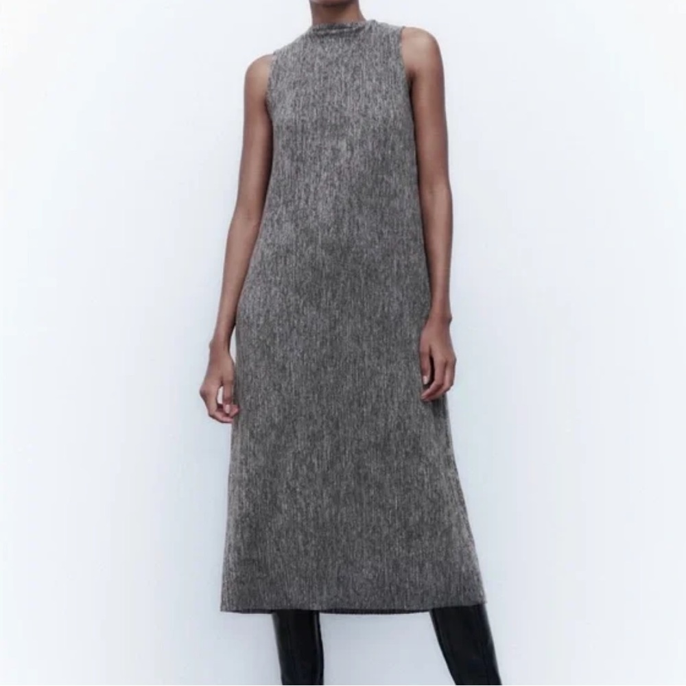 Zara soft knit dress. size small. gently used! great condition- super soft